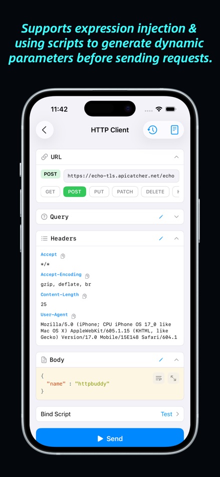 #2. HTTPBuddy - API & HTTP Client (iOS) 게시자: Nanning Signalling Network Technology Co., Ltd