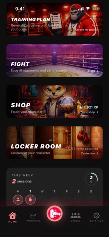 Boxel Up – Boxing Workout RPG Screenshot 2 of 10