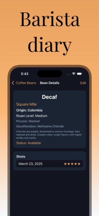 Espresso Journal Screenshot 4 of 5
