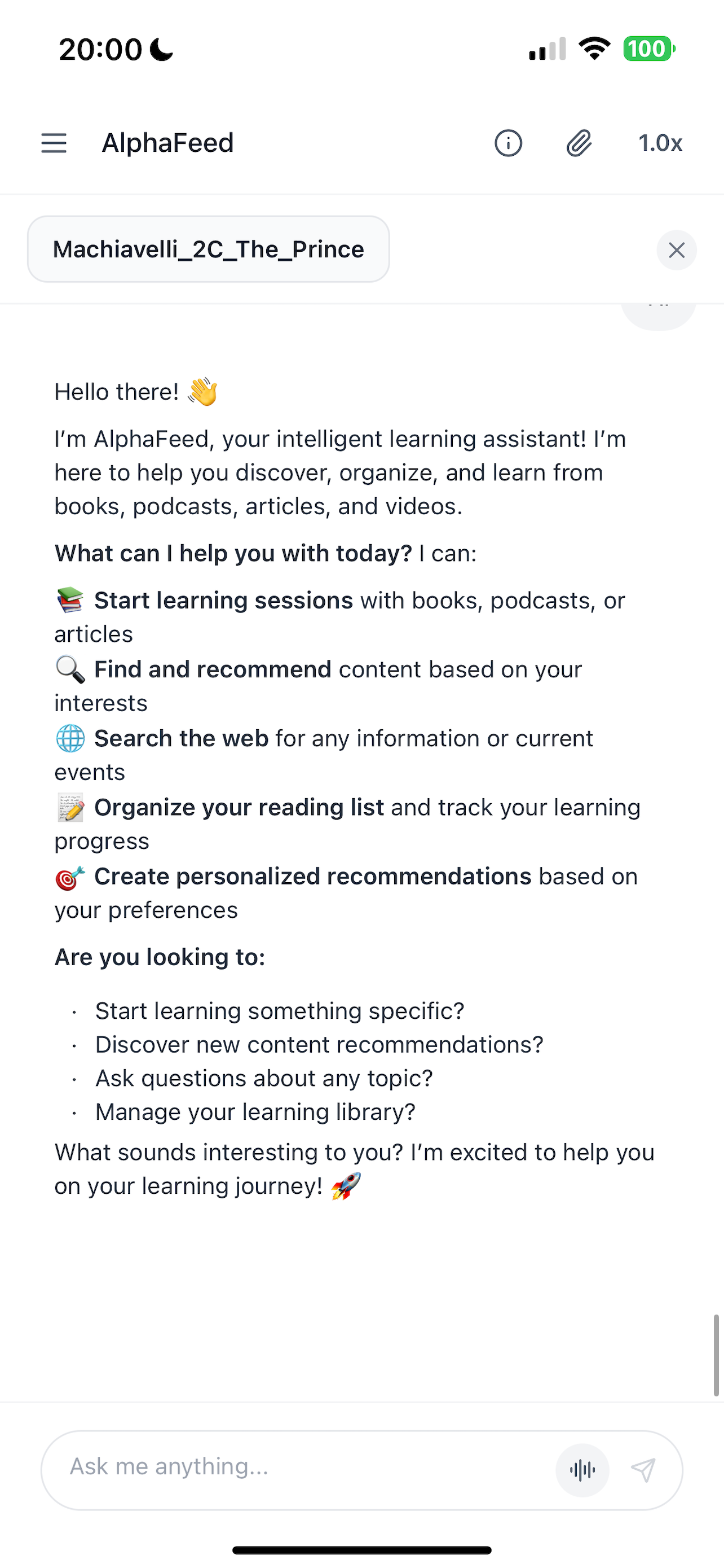 Alphafeed screenshot 4