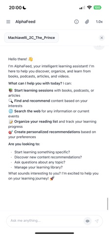 Alphafeed screenshot