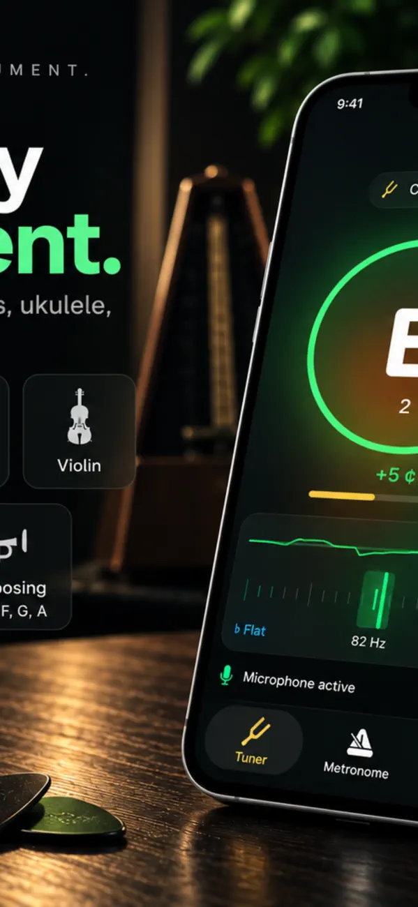 Tonewise: Guitar Tuner screenshot