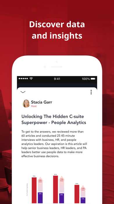 RedThread Research iPhone screenshot 2 - Business app