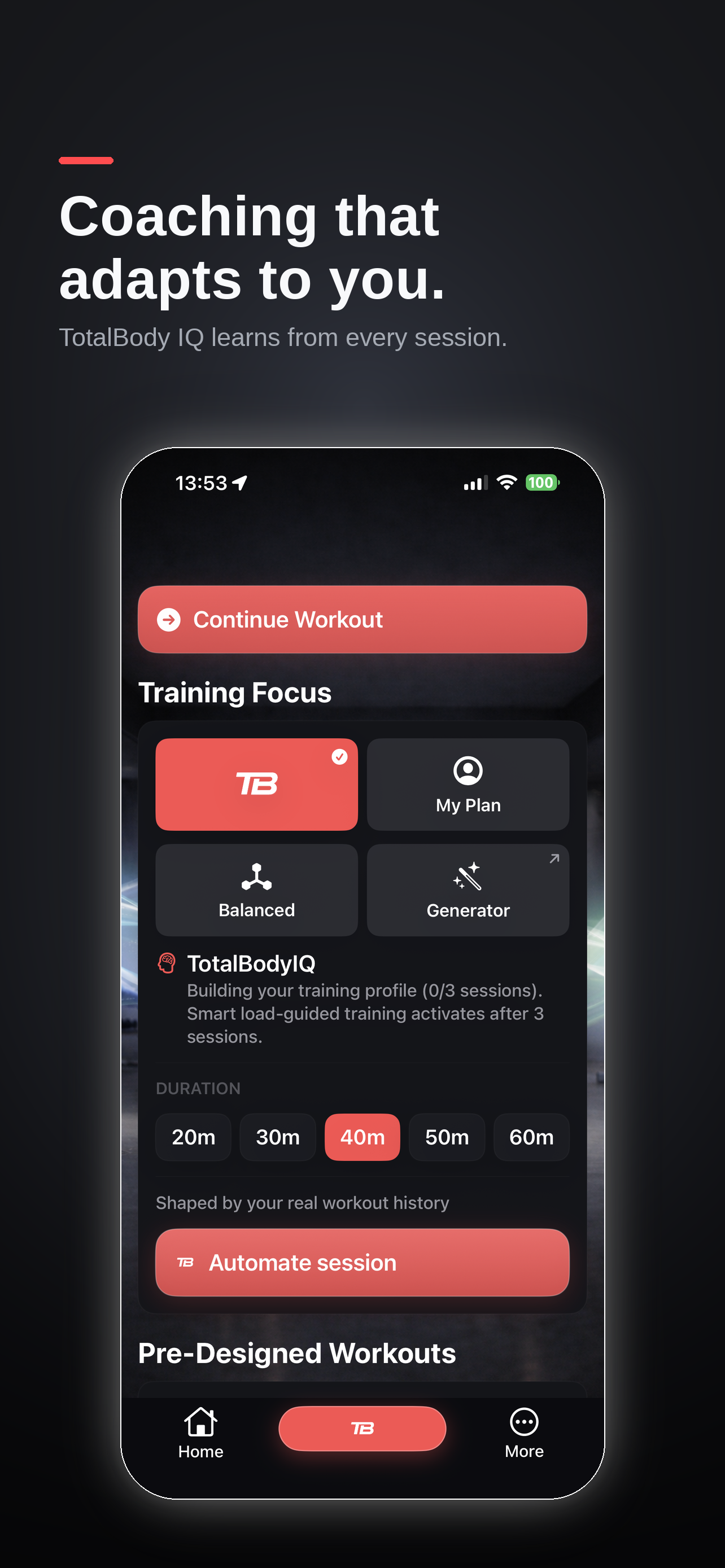 TotalBodyIQ: Gym Log & Planner screenshot 3