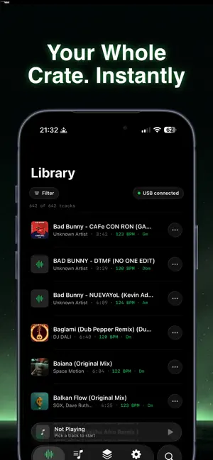 Krate — DJ USB Player screenshot 1
