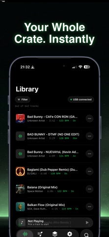 Krate — DJ USB Player Screenshot 1 of 4