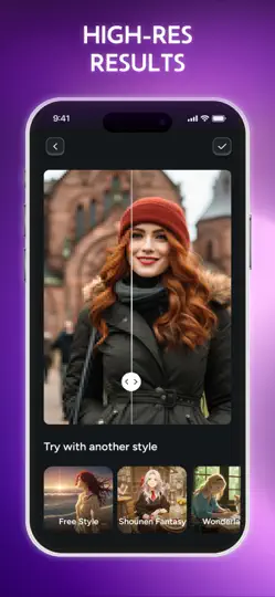 Capture d'écran de PoxAI: AI Photo Art Generator sur iPhone 6