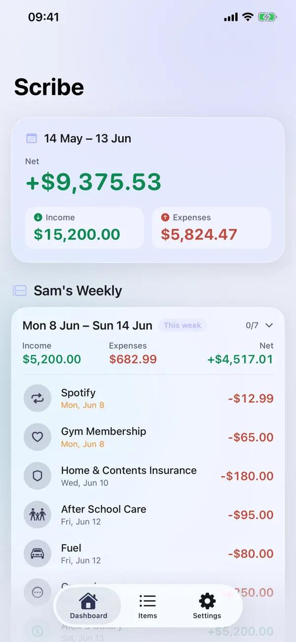 Scribe Finance Screenshot 2