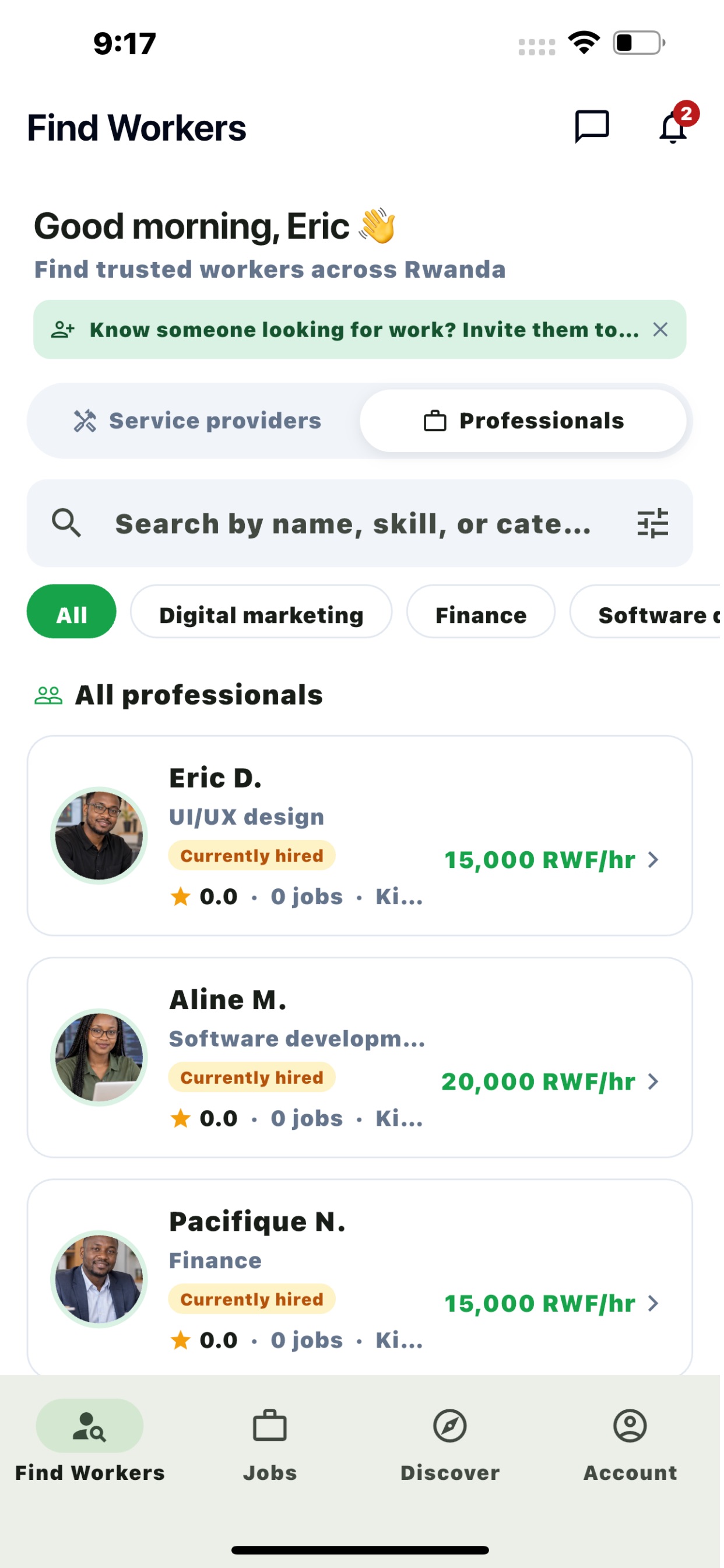 Screenshot 2 of Kazi Rwanda