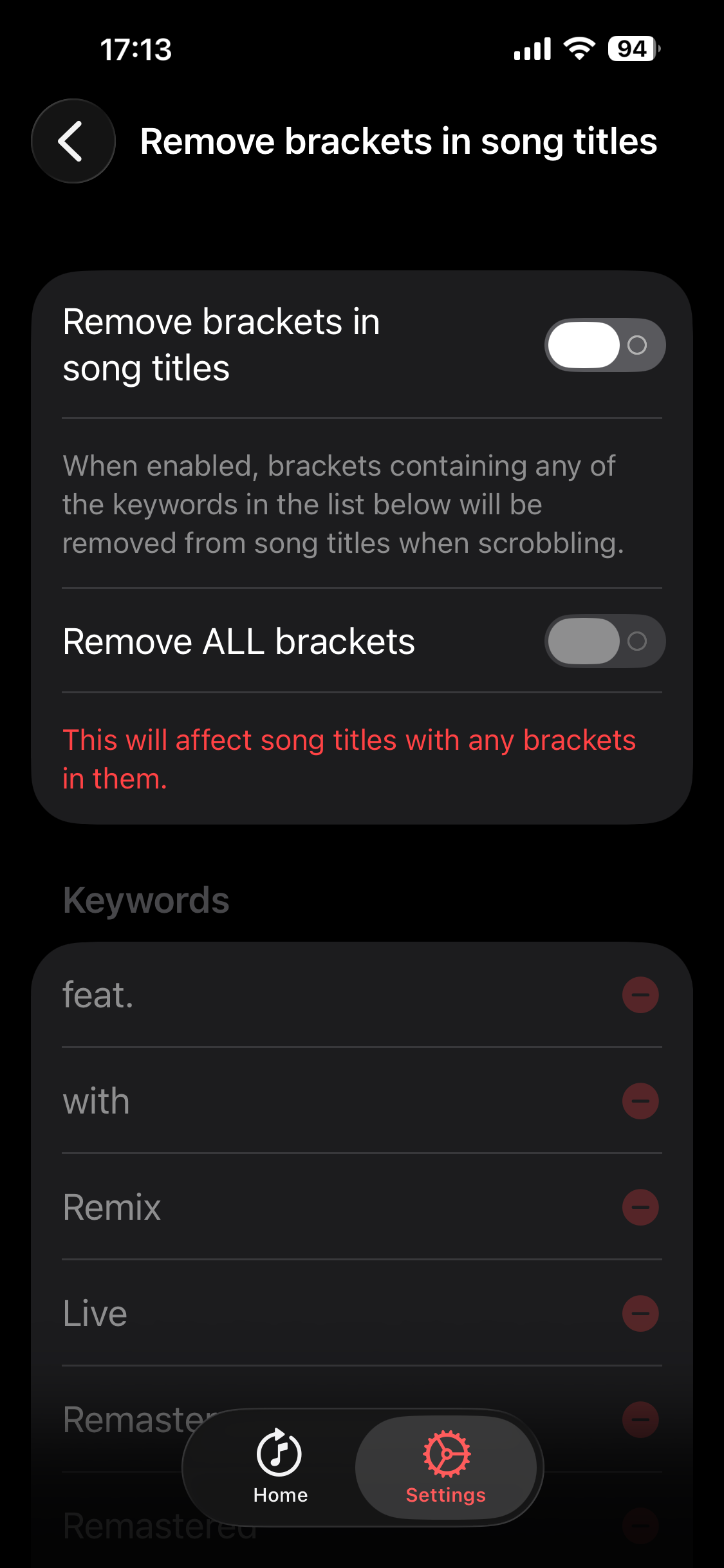 FastScrobbler for Last.fm screenshot 4