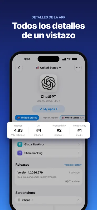 Appboard: Ranking de App Store screenshot 3 of 5