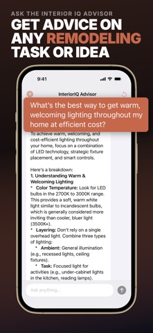 Room Design AI: Interior IQ iPhone screenshot