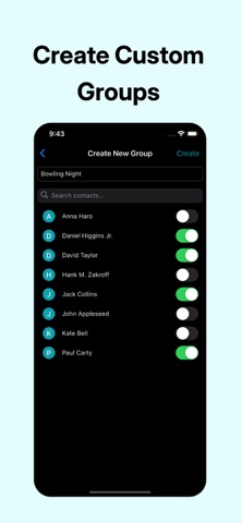 Sent It: Mass text individuals screenshot