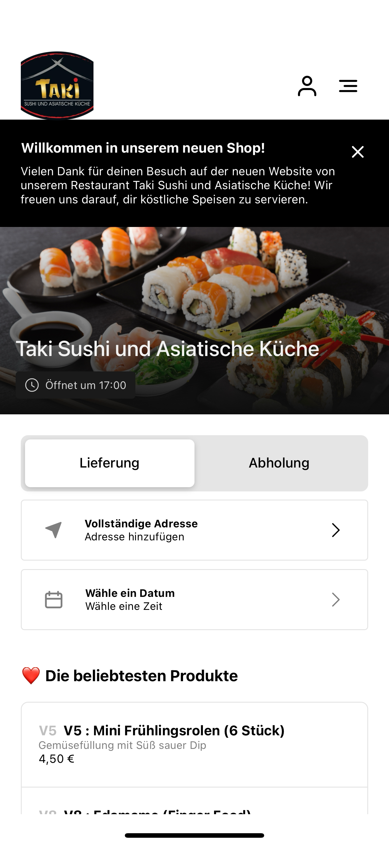 Taki Sushi und Asia Küche