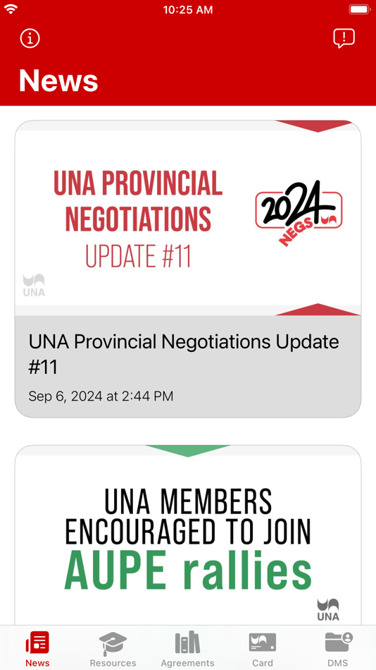 #1. UNA (iOS) 由: United Nurses of Alberta