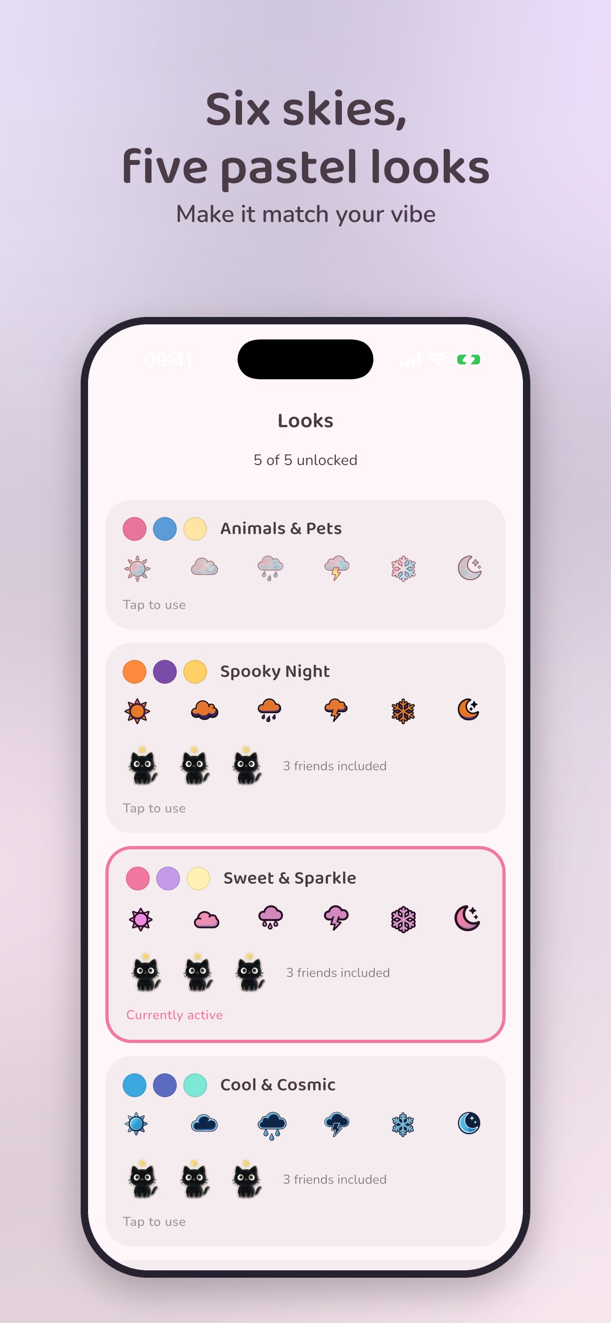 Screenshot 3 of OuO Weather: Cute Cat Widget