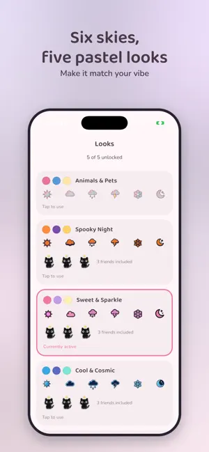 OuO Weather: Cute Cat Widget screenshot 3