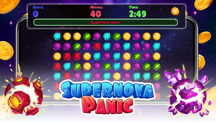 Supernova Panic: Match & Earn