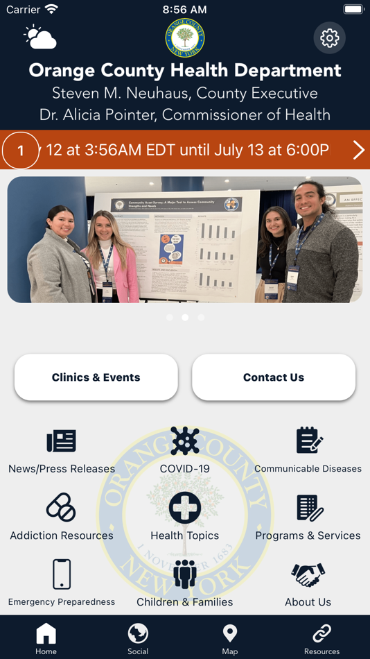 #1. Orange County NY Health (iOS) Podle: County of Orange (NY)