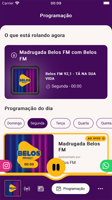 Belos FM 92,1 Screenshot
