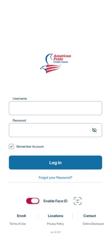 American Pride CU app screenshot