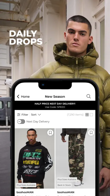 BOOHOOMAN: Shop Men’s Clothing screenshot 2 of 6