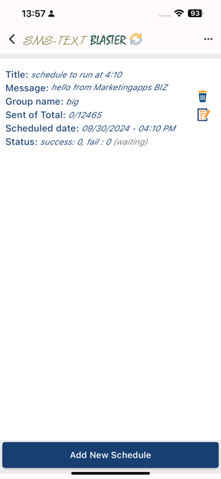 SMS-Text Marketing Blaster Screenshot 3 of 10