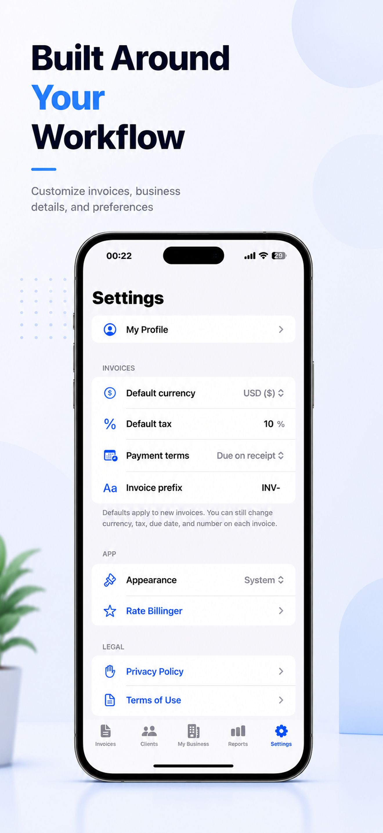 Billinger: Invoice Maker
