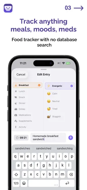 Food Journal - Alimor screenshot 3