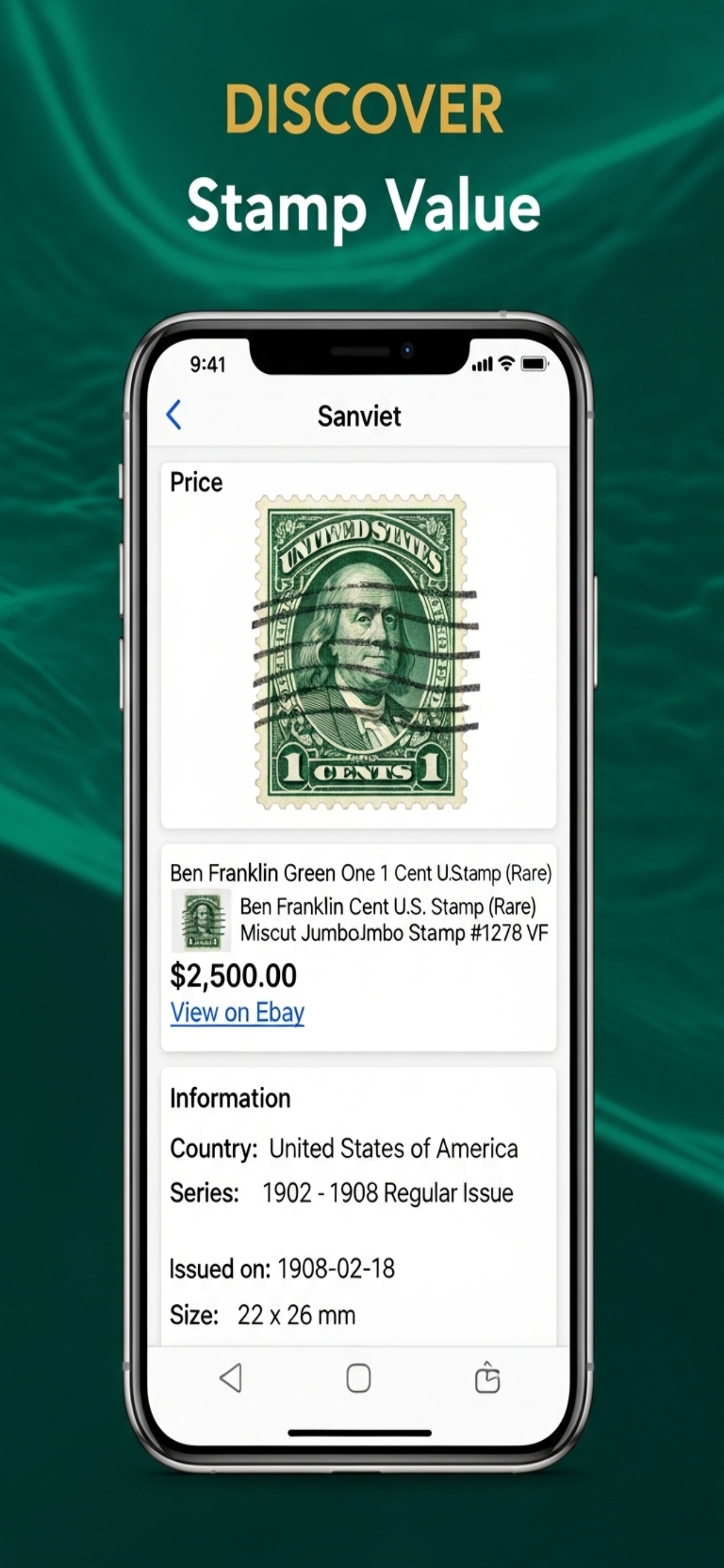Stamp ID: Scanner & Value screenshot 3