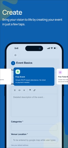 Eventflutter iPhone screenshot
