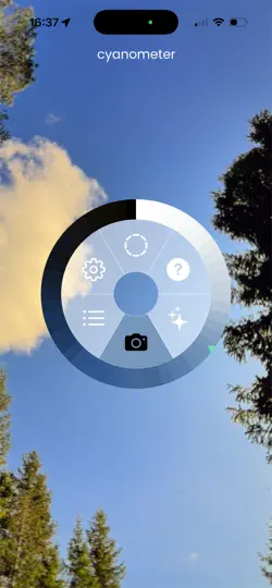 Cyanometer iPhone Ekran Görüntüsü 4