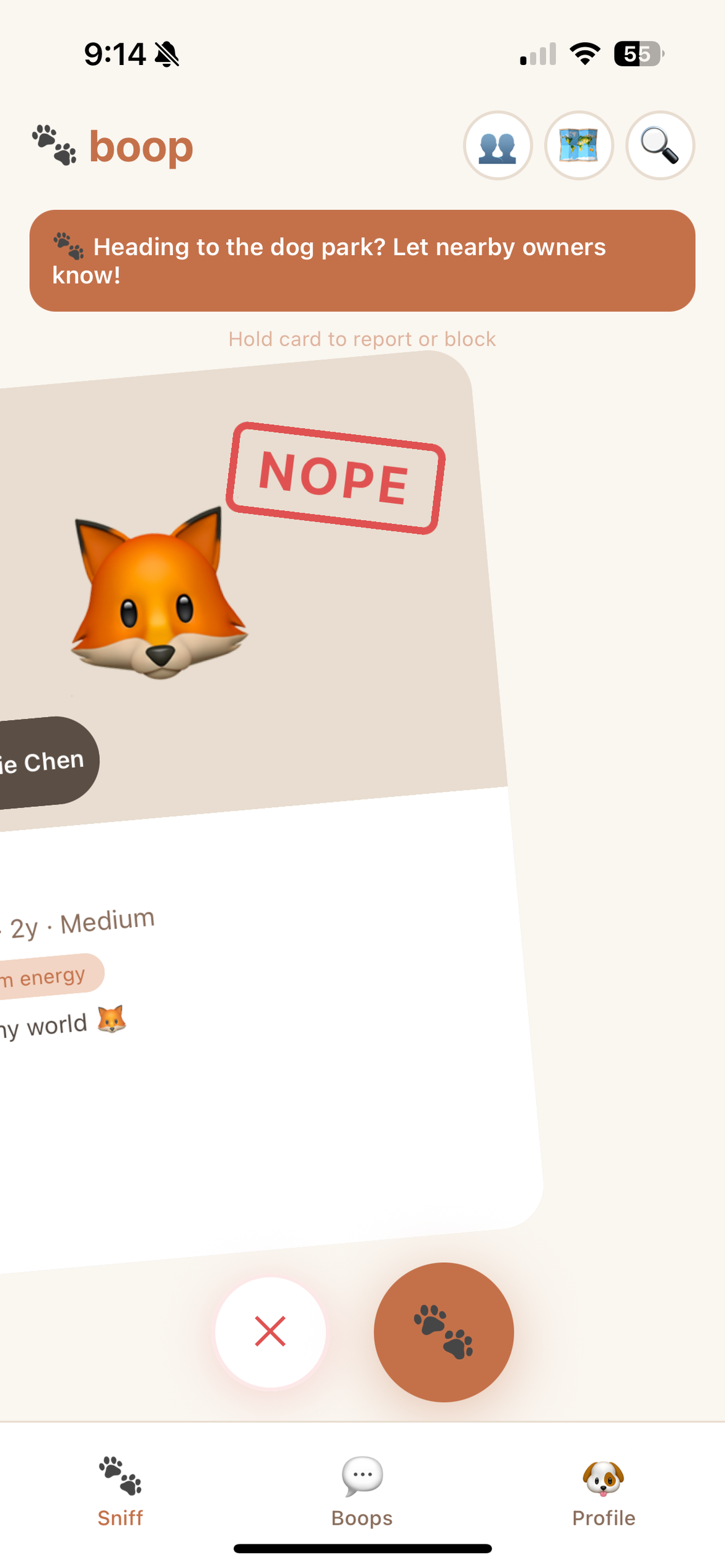 Boop - Dog Meetups