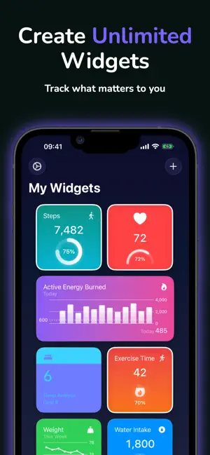 VitalTile: Health Widgets screenshot 2