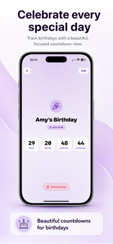 Milestone - Event Countdown iPhone screenshot