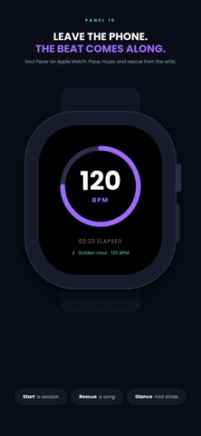Soul Pacer: BPM Music Workout iPhone screenshot