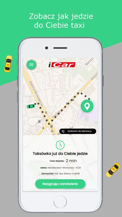 iCar TAXI Kraków Screenshot