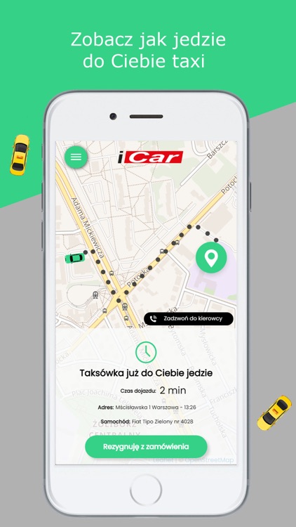 iCar TAXI Kraków screenshot-3