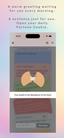 Post day: Aesthetic Mood Diary Screenshot 2 of 7