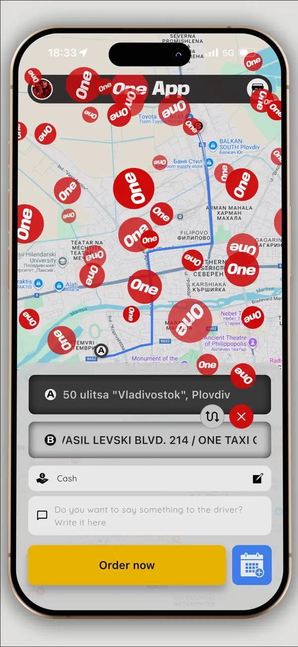 Screenshot #3 pour Taxi One App