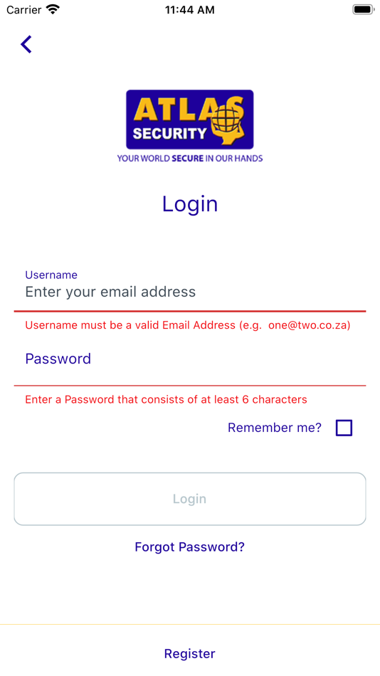 #1. Atlas Security (iOS) Podle: Oryx Systems CC