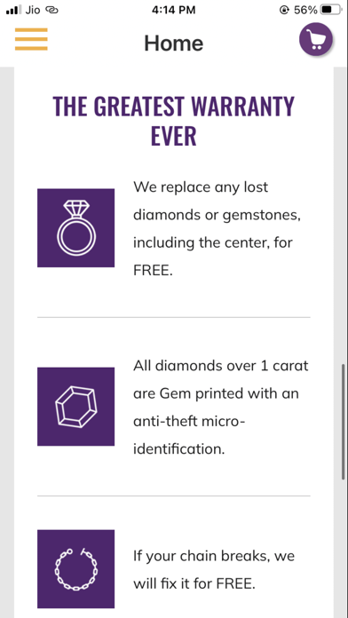 Occasions Fine Jewelry Screenshot