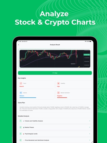 Trade AI: Chart Analyzer iPad screenshot