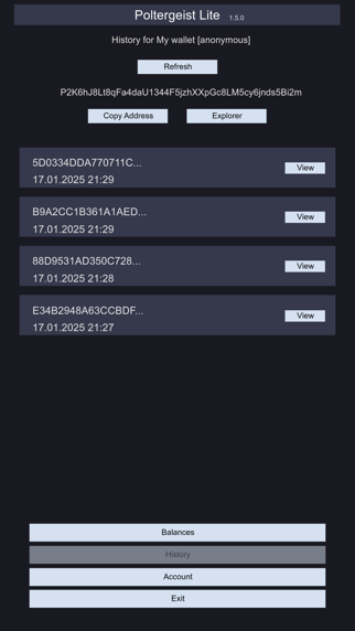 Poltergeist Lite Screenshot