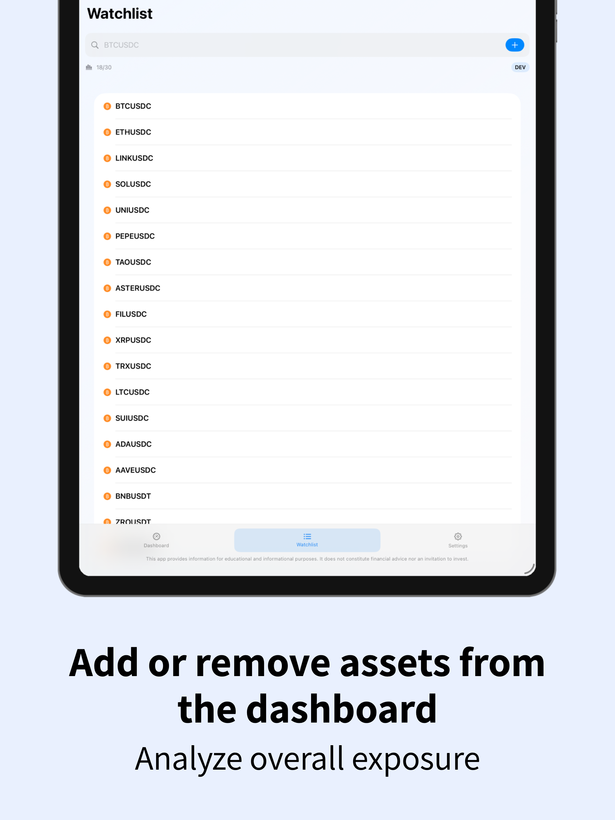 CryptoRisk: Alerts & Timing