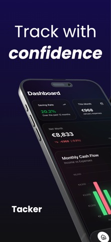 Tacker - Finance Manager iPhone screenshot