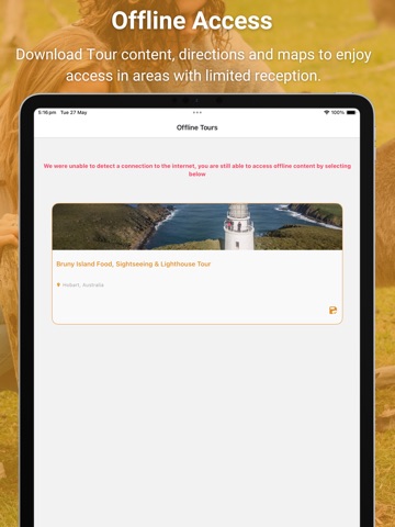 Day Tours Tasmania iPad screenshot