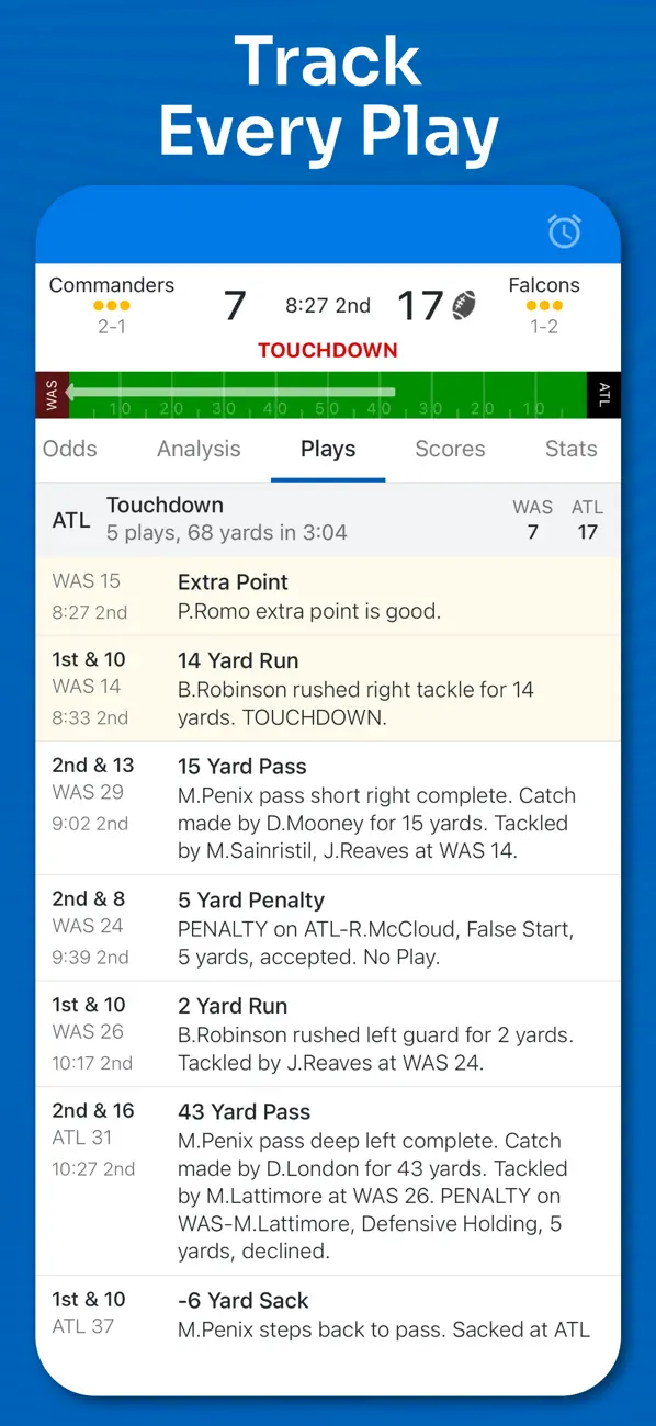 Screenshot #3 pour Superfan Sports: NFL Football