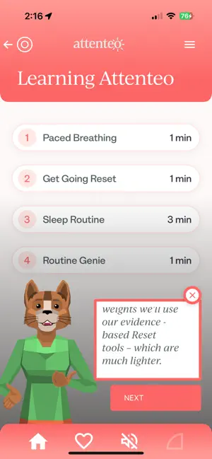 Attenteo V2 screenshot 2