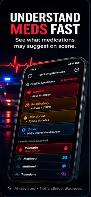 EMS Drug Reference (EMT/Medic) screenshot 1